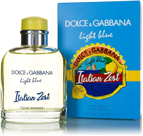 dolce gabbana italian zest herren|perfume light blue italian zest.